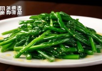 清炒油麦菜