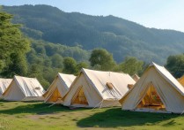 香溪谷篷客露营地假期入驻率超 80%