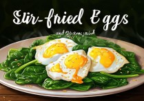 菠菜炒鸡蛋