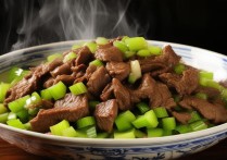 芹菜炒牛肉