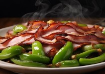 青椒炒培根