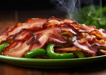 青椒炒培根