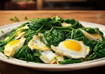菠菜炒蛋
