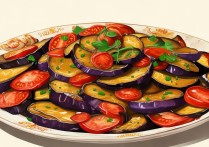 番茄炒茄子