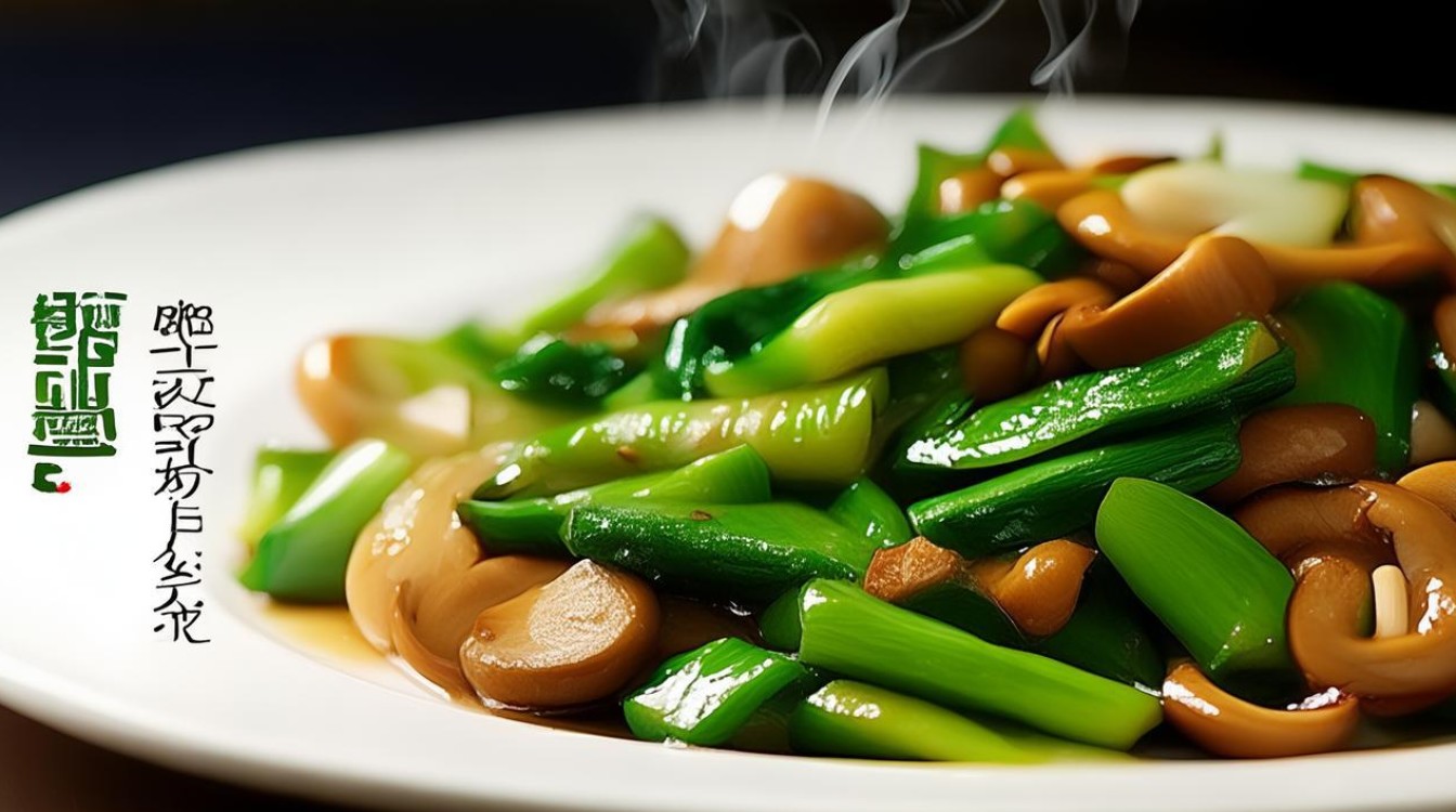 香菇炒青菜