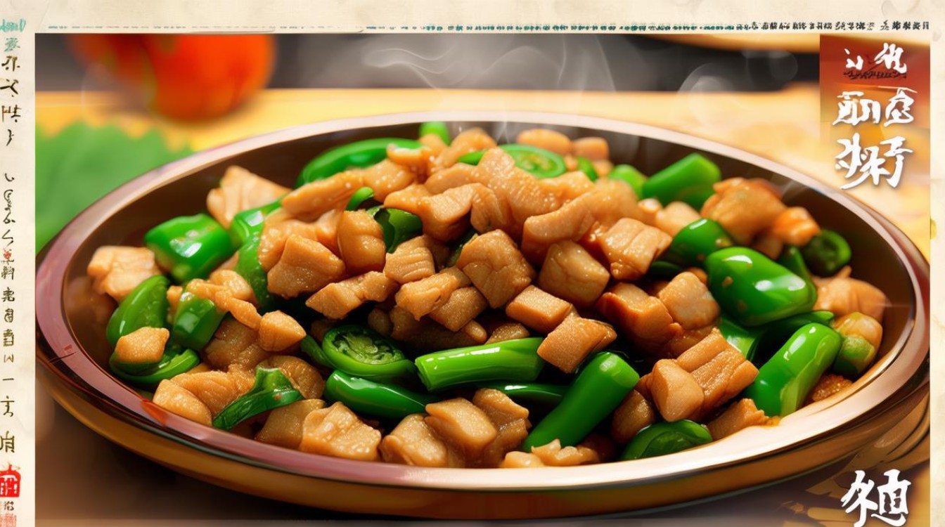 青椒炒肉丁