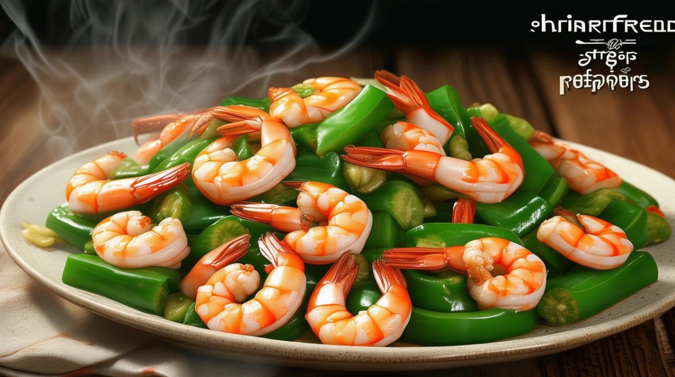 青椒炒虾仁 青椒炒虾仁