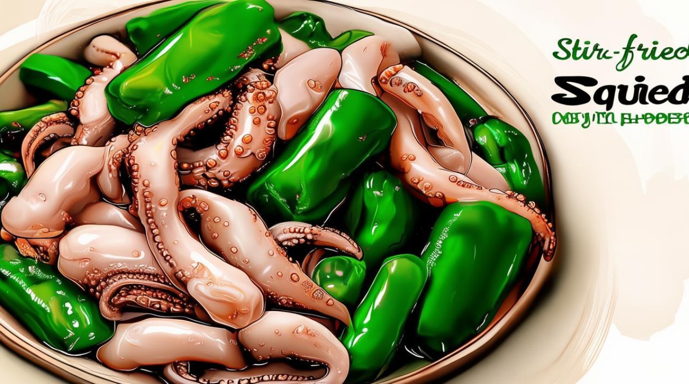 青椒炒鱿鱼