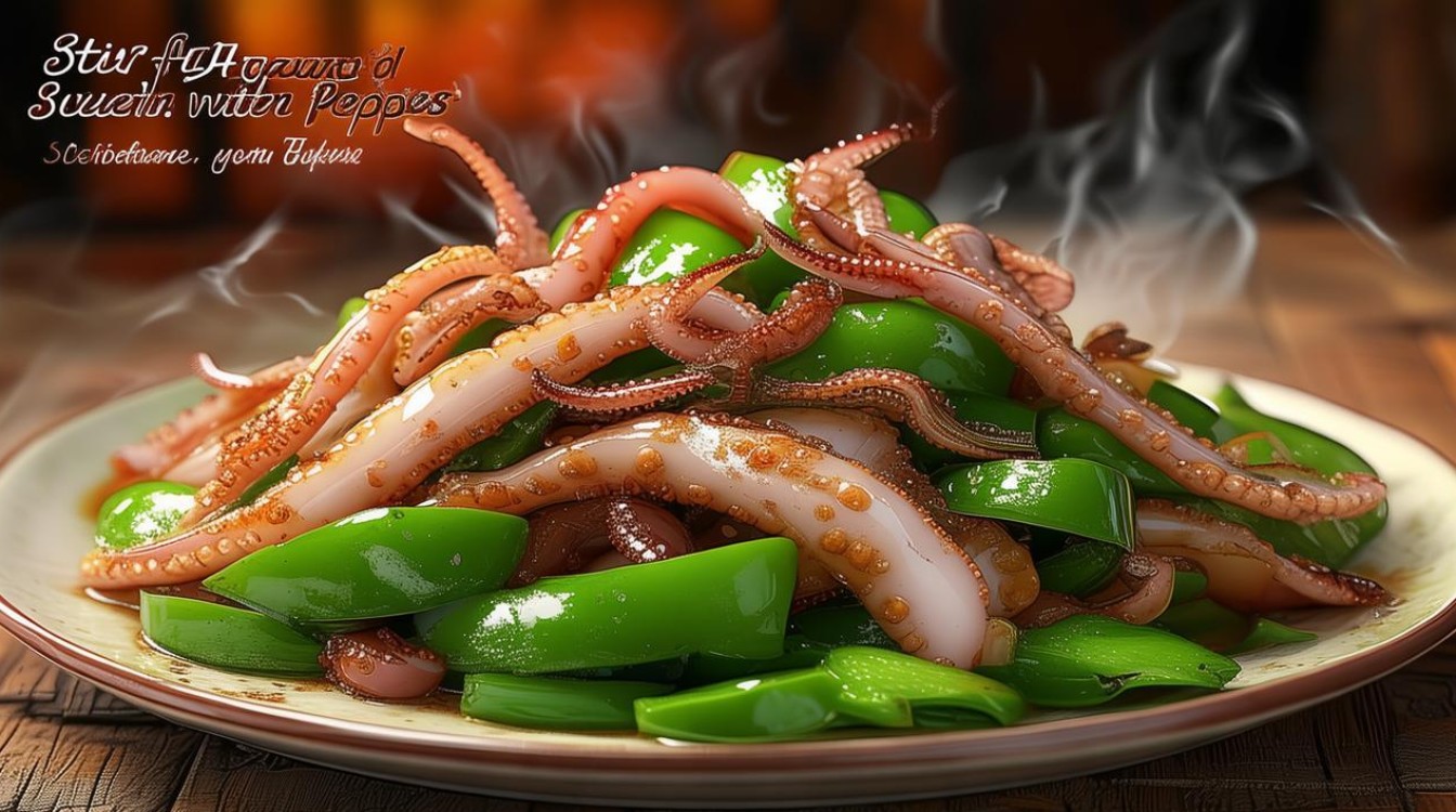 青椒炒鱿鱼