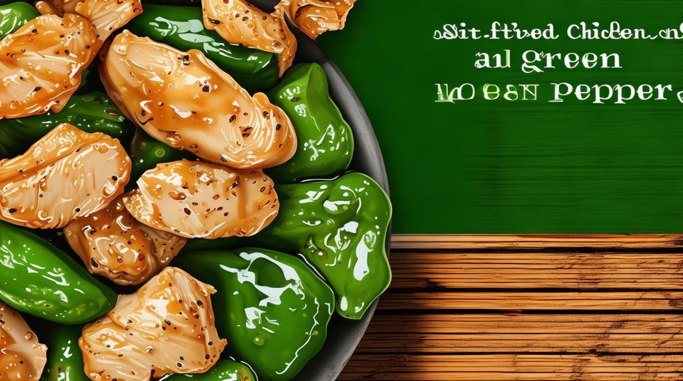 青椒炒鸡丝 青椒炒鸡丝