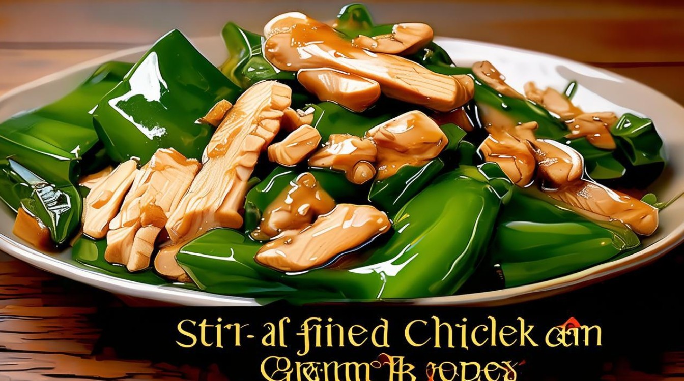 青椒炒鸡丝 青椒炒鸡丝