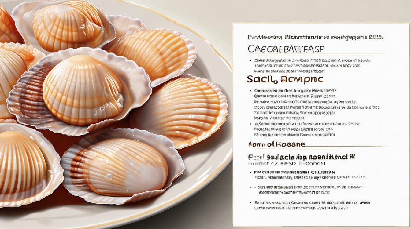 扇贝的营养价值及功效