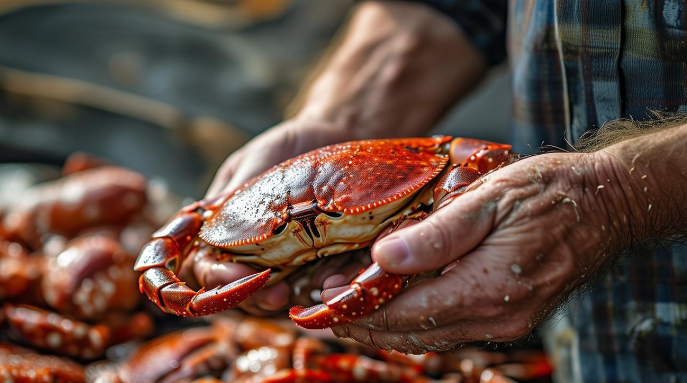 挑选梭子蟹 挑选梭子蟹