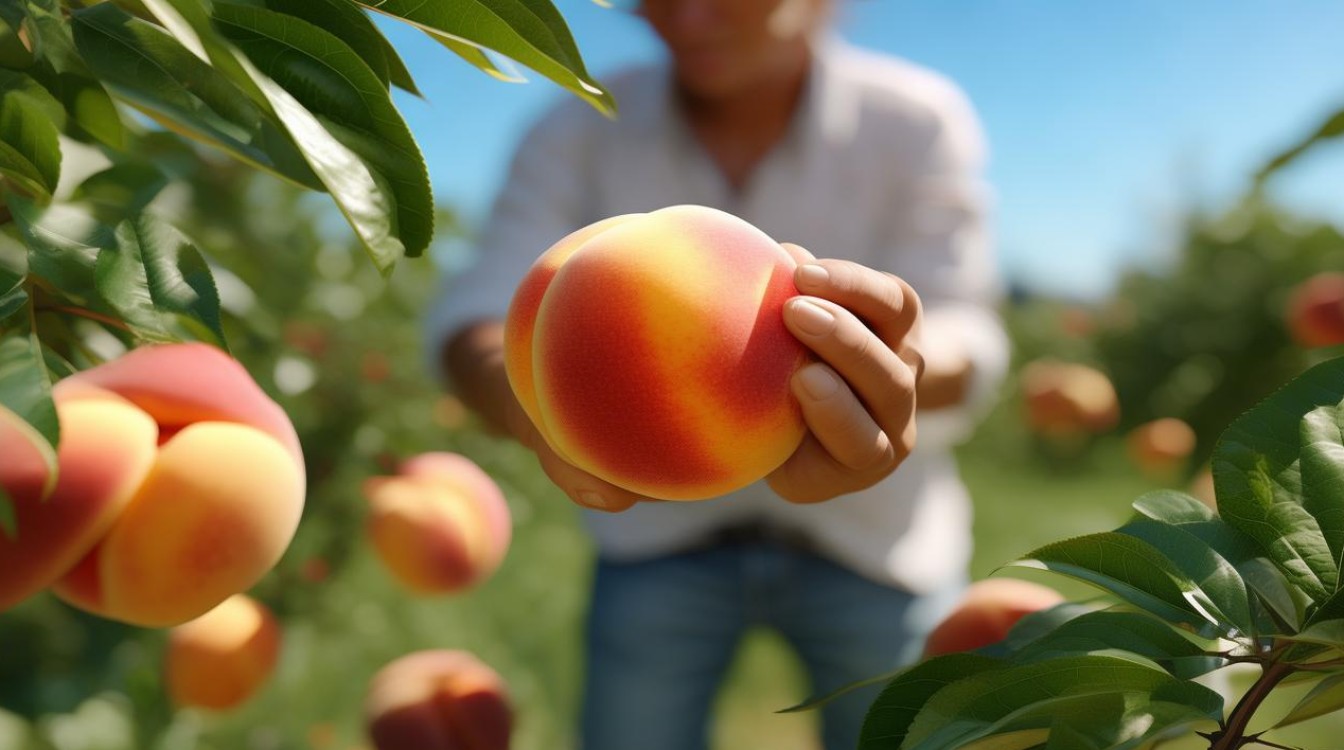 挑选桃子 挑选桃子