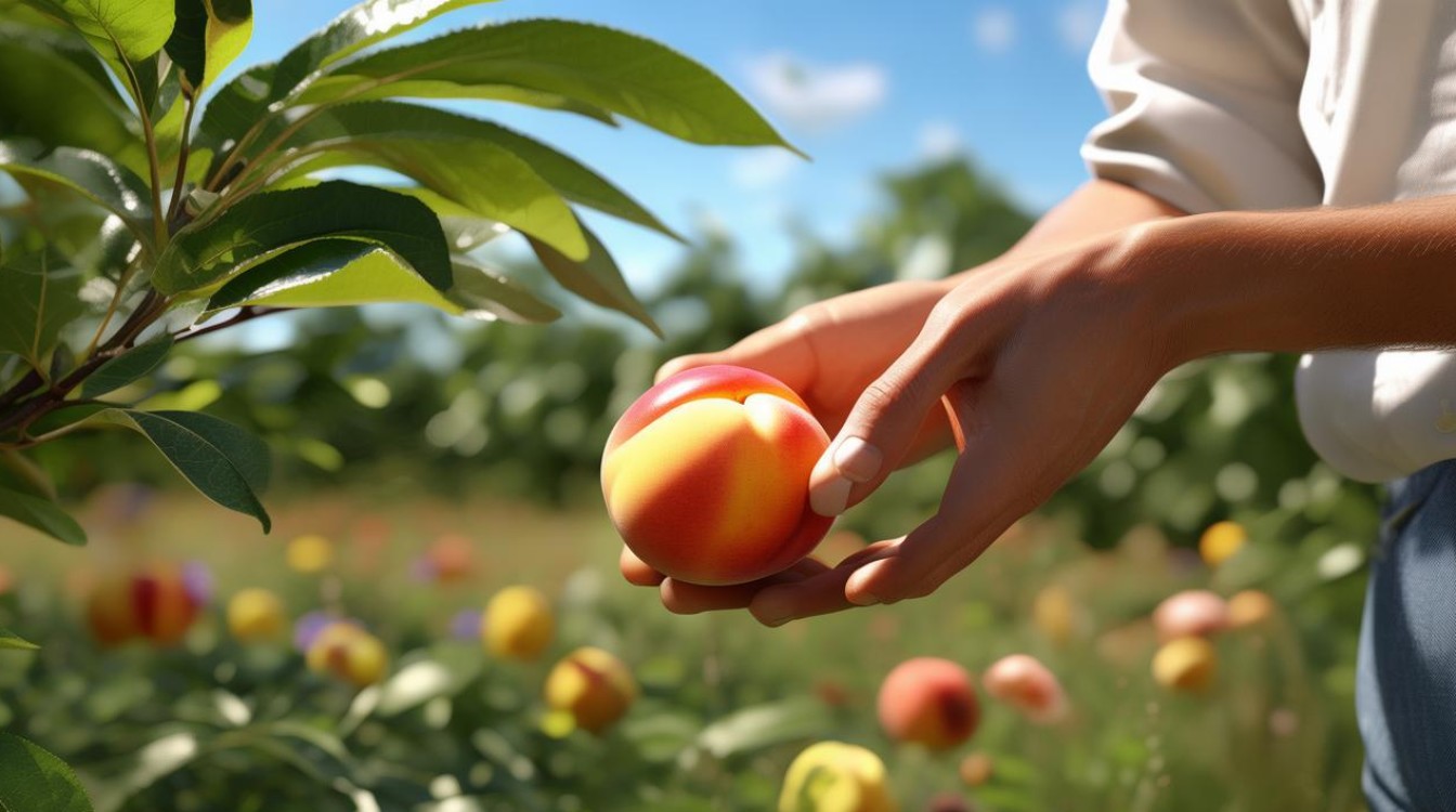 挑选桃子 挑选桃子