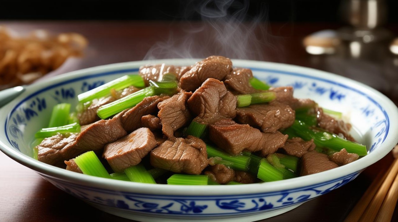 芹菜炒牛肉