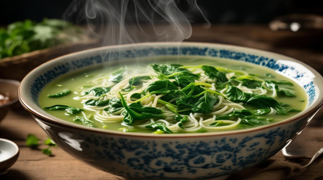 菠菜粉丝汤