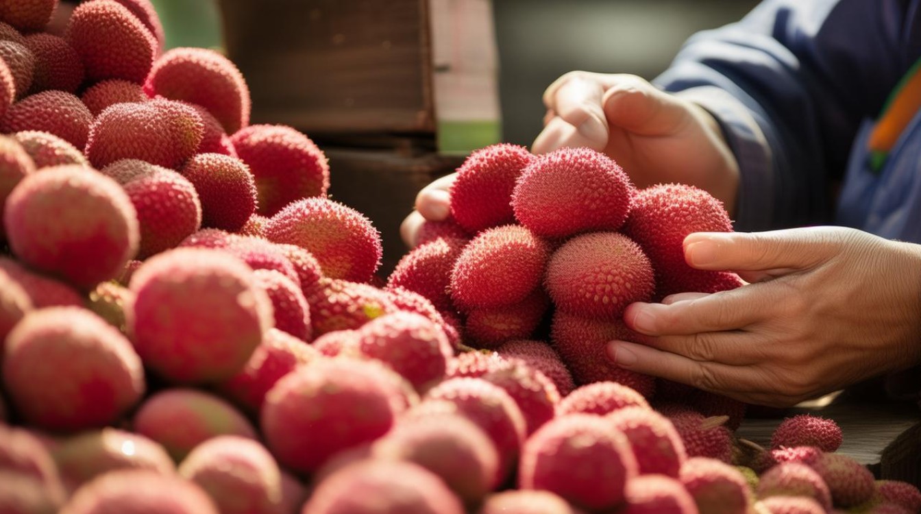 挑选荔枝
