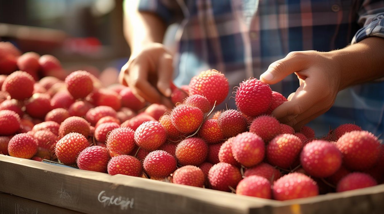 挑选荔枝