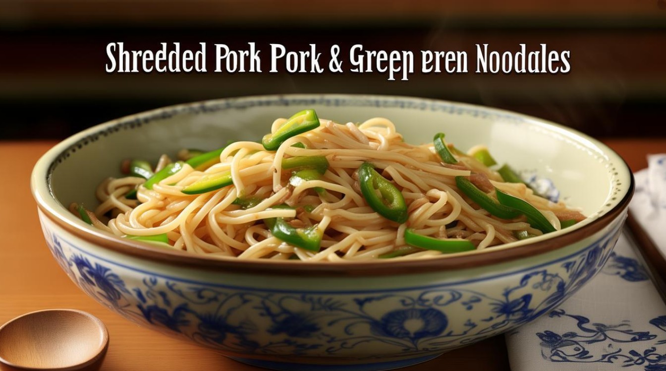 青椒肉丝面 青椒肉丝面