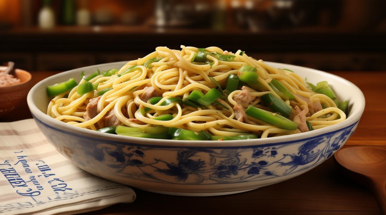 青椒肉丝面 青椒肉丝面