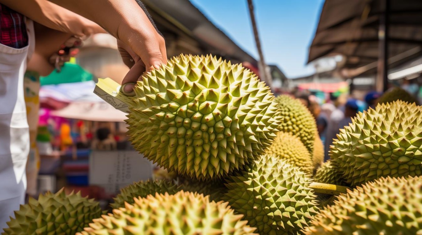 榴莲的挑选