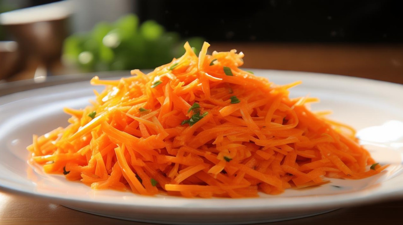 清炒胡萝卜丝
