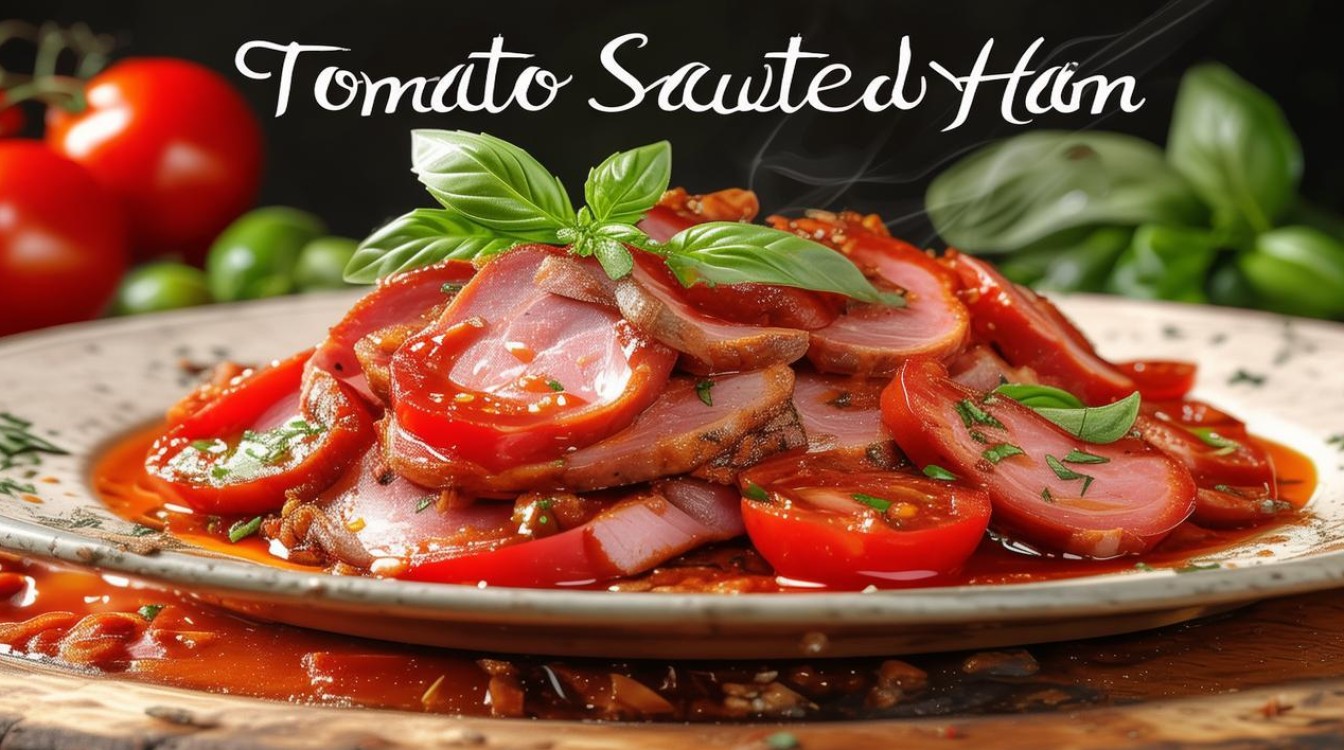番茄炒火腿