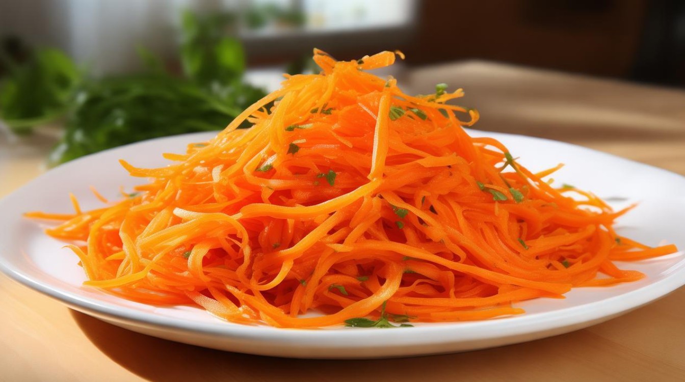 清炒胡萝卜丝
