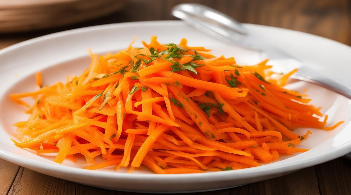 清炒胡萝卜丝
