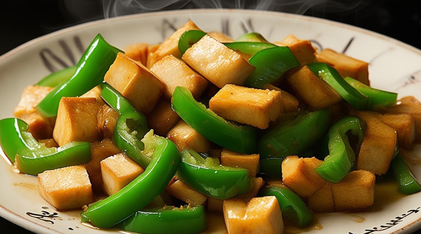 青椒炒香干 青椒炒香干