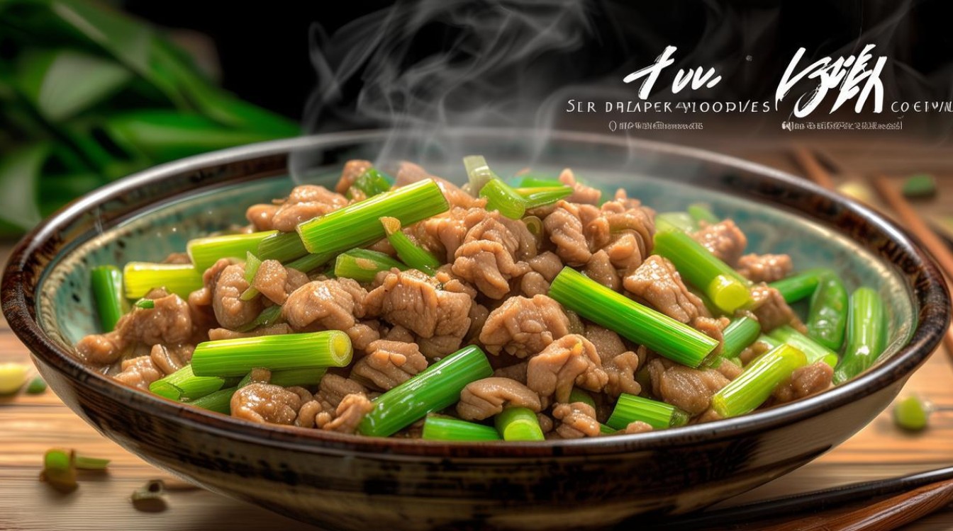 芹菜炒肉丁 芹菜炒肉丁