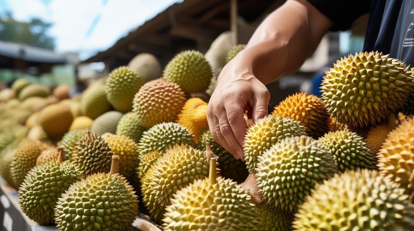 榴莲挑选