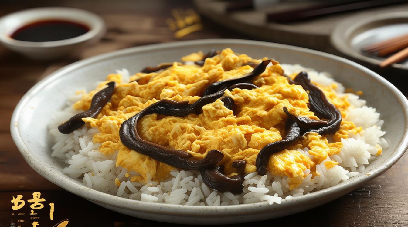 木须炒蛋饭