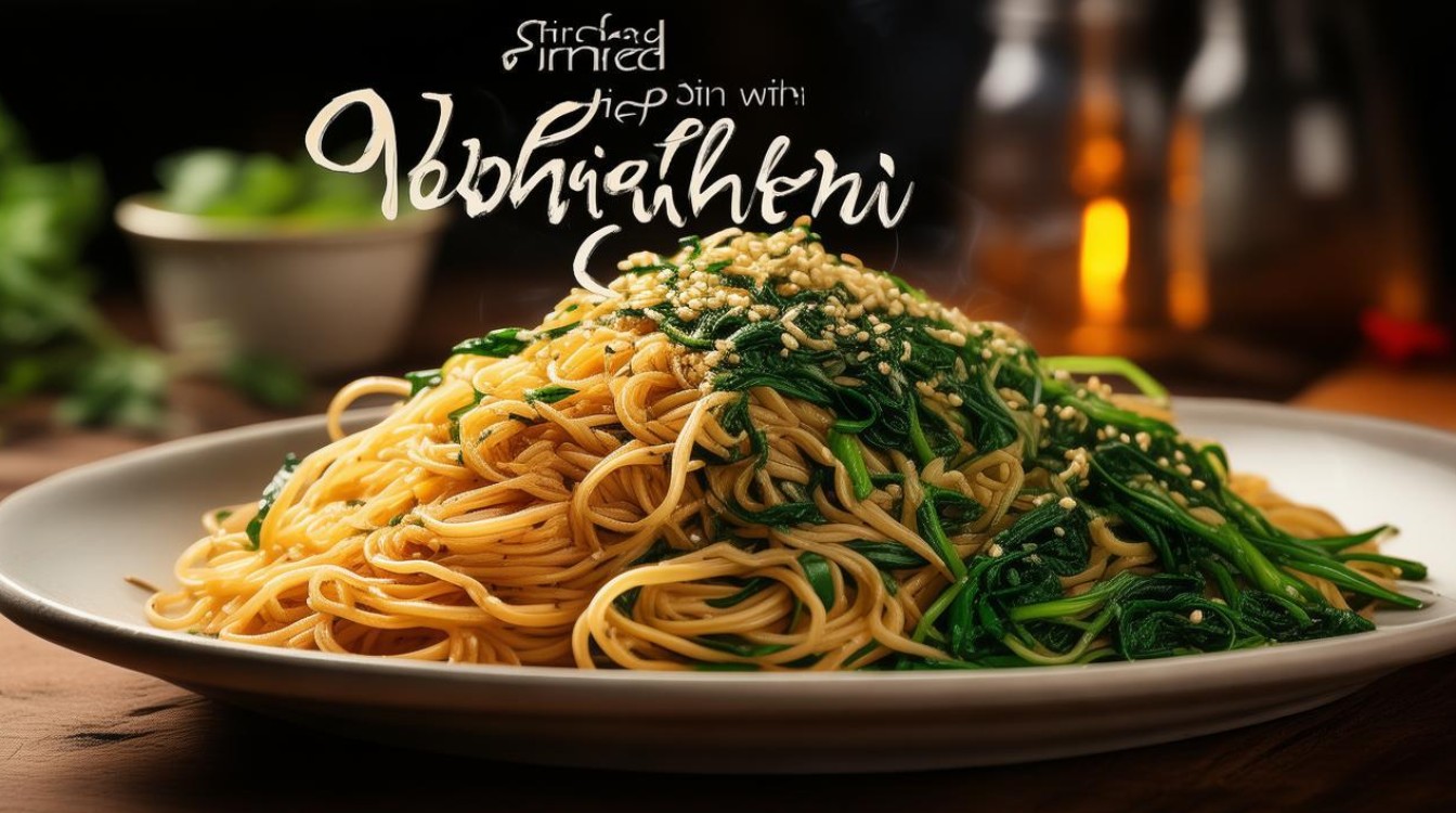 菠菜粉丝炒 菠菜粉丝炒