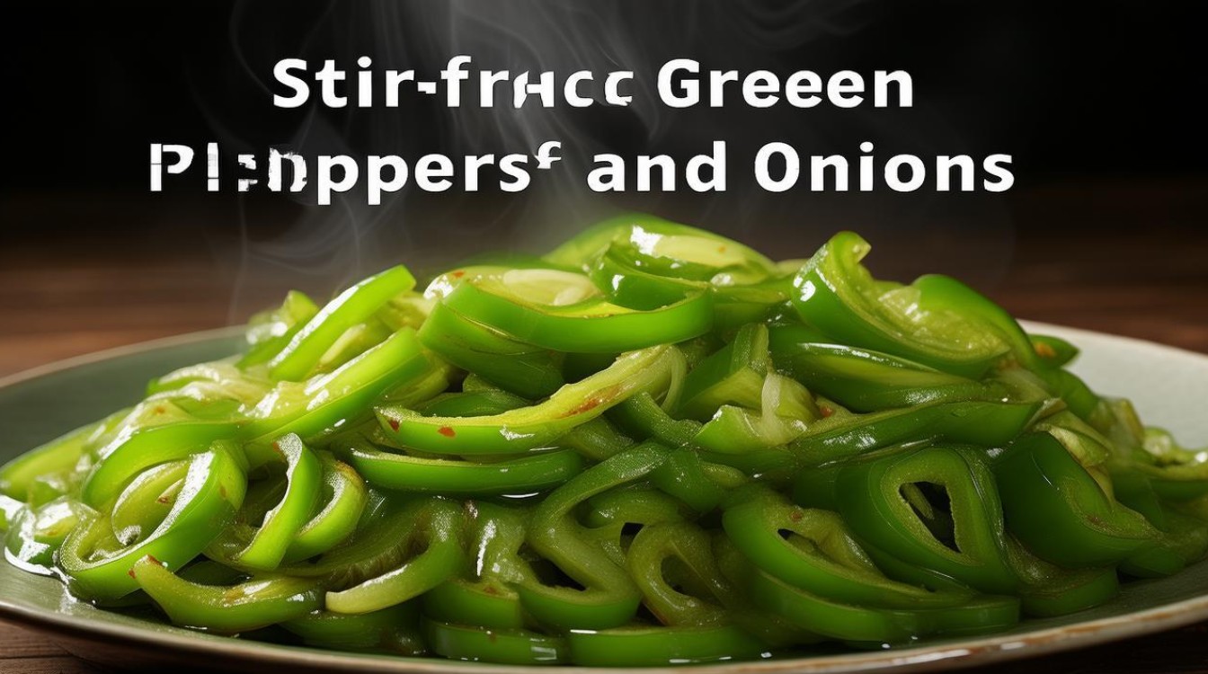 洋葱炒青椒