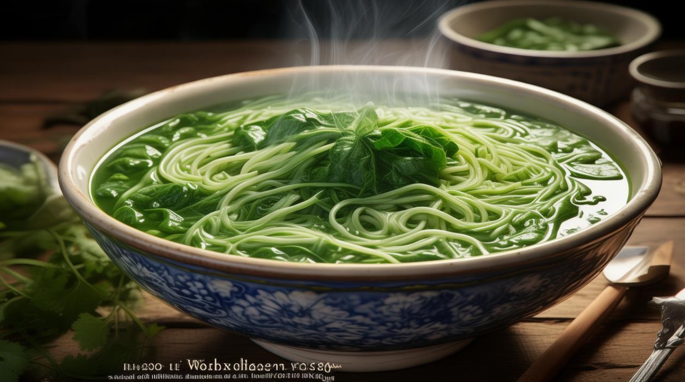 菠菜粉丝汤