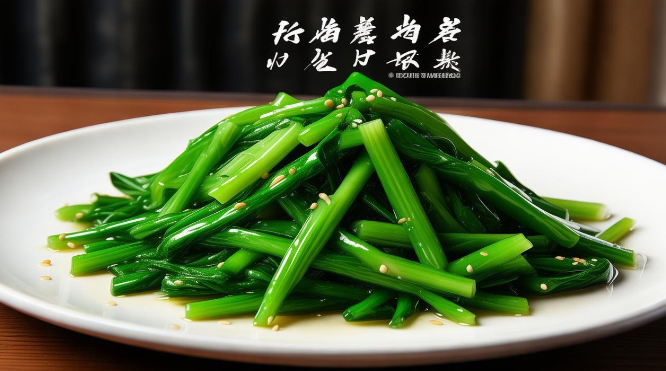 清炒油麦菜
