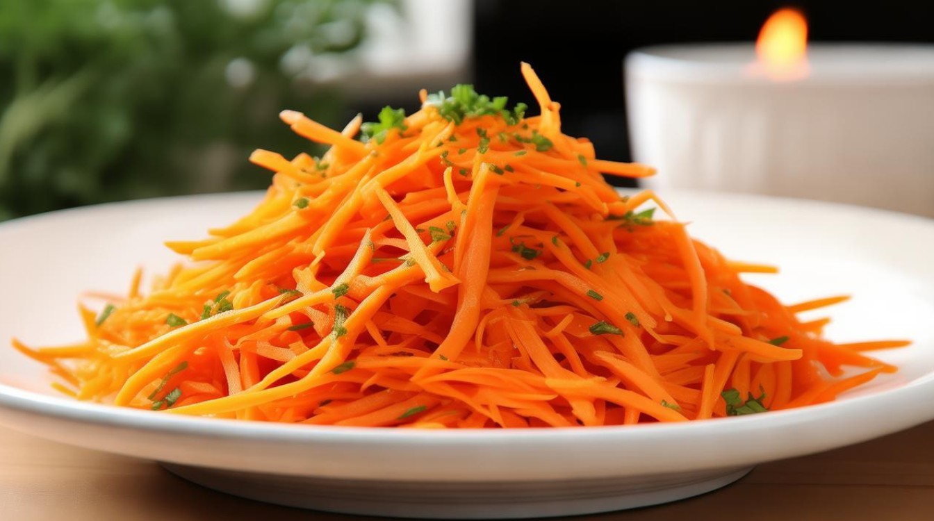 清炒胡萝卜丝