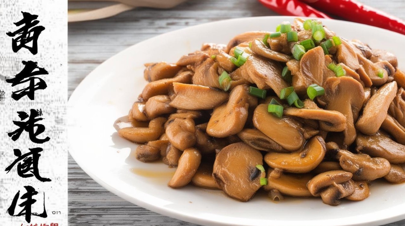香菇炒肉片
