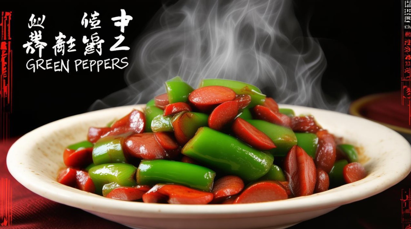 青椒炒腊肠 青椒炒腊肠