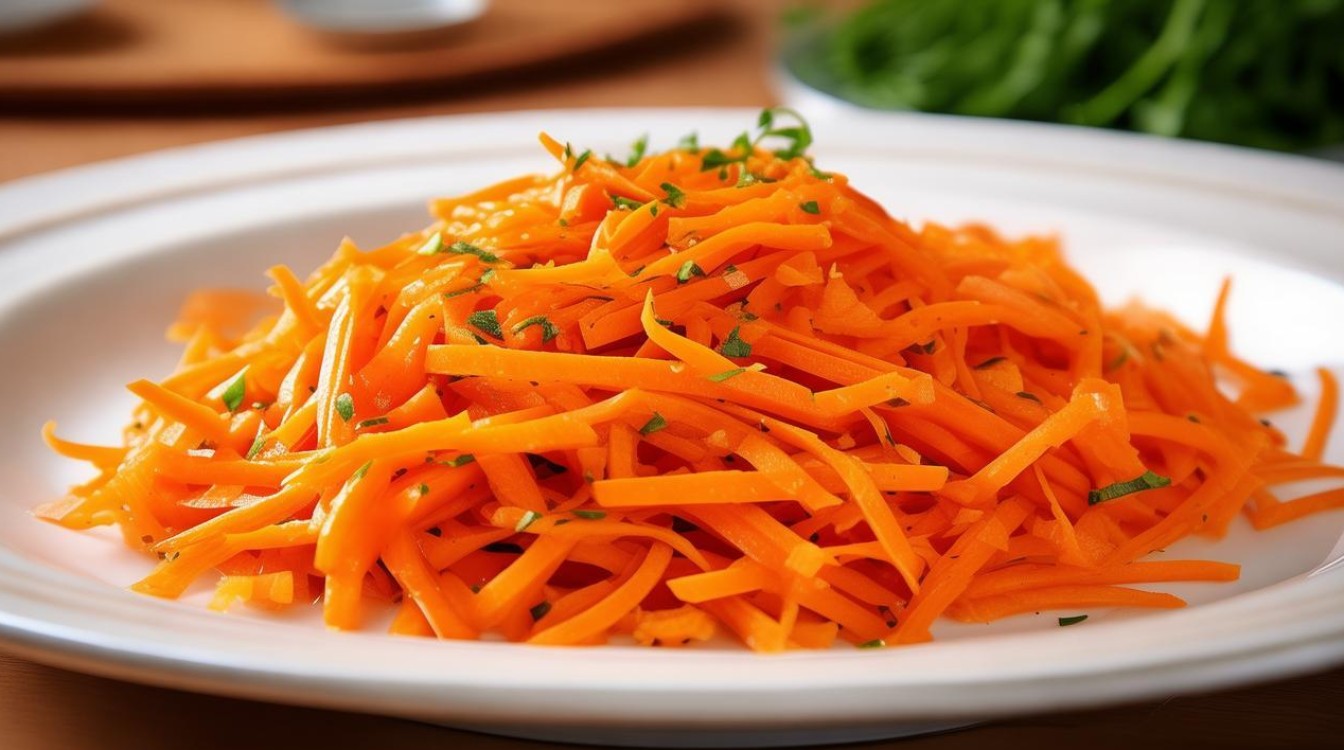 清炒胡萝卜丝