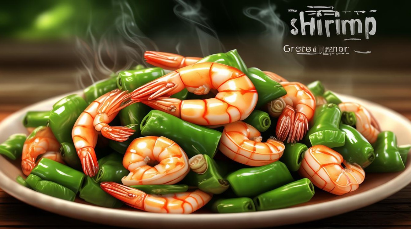 青椒炒虾仁