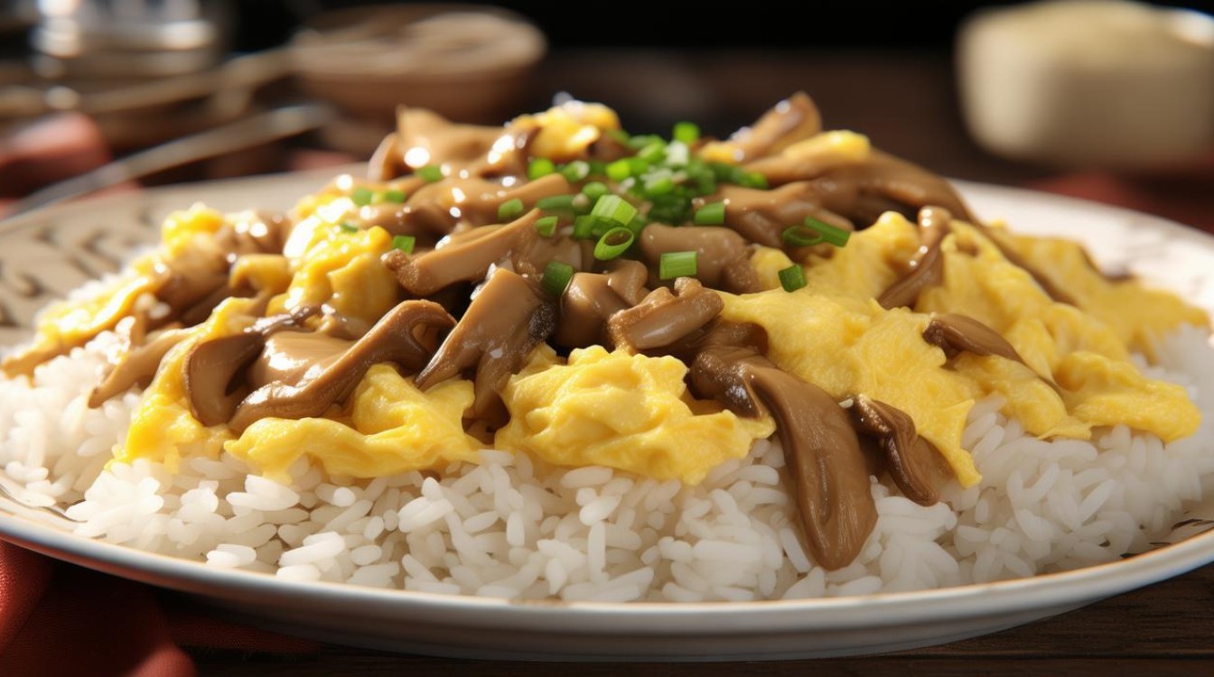 木须炒蛋饭