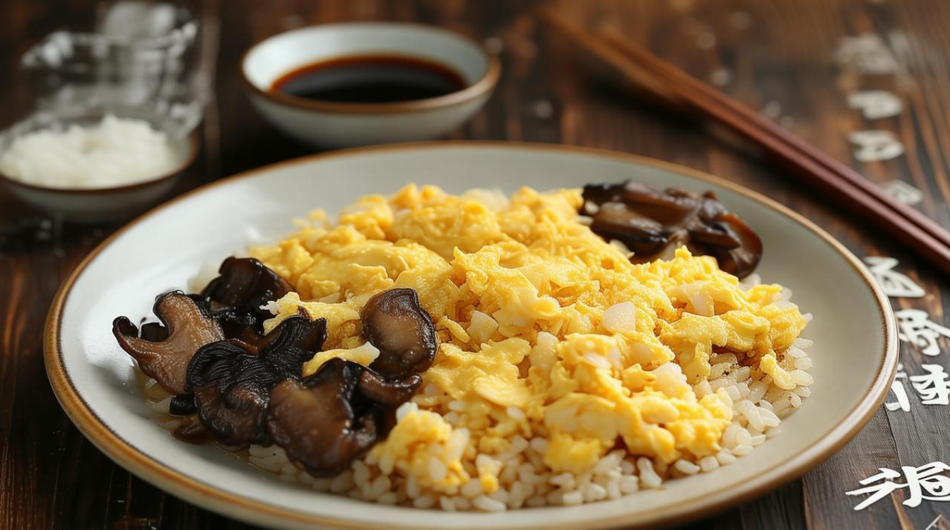 木须炒蛋饭