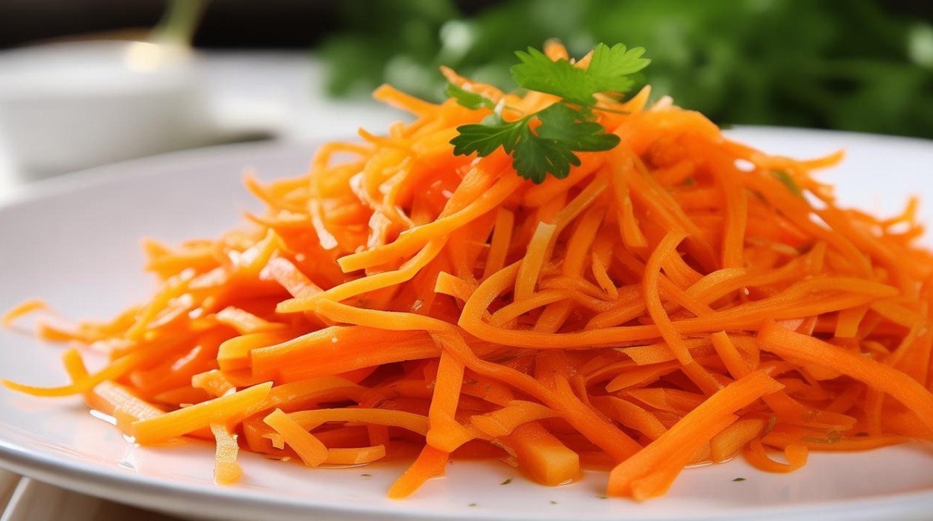 清炒胡萝卜丝