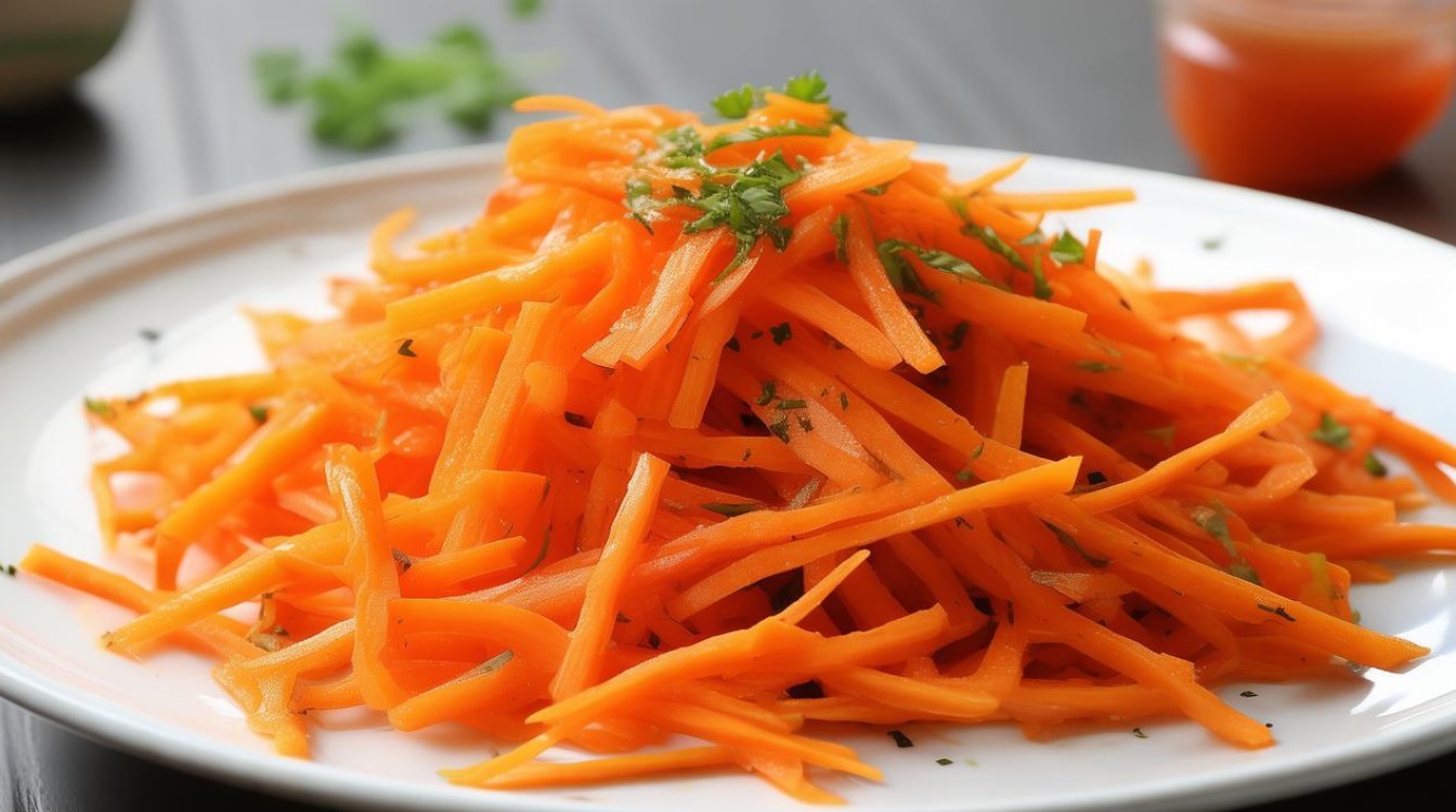 清炒胡萝卜丝