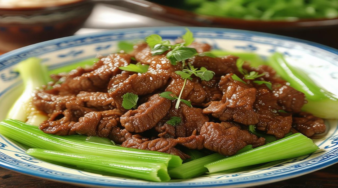 芹菜炒牛肉