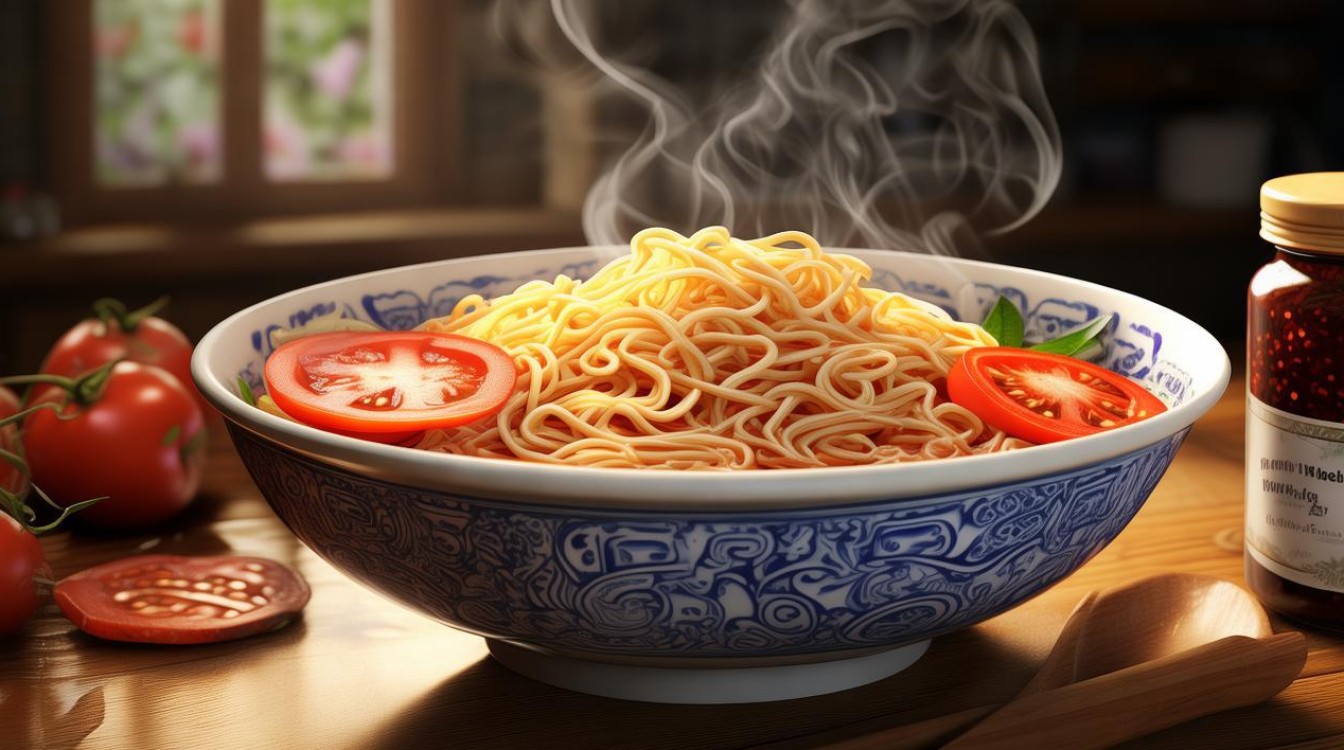 西红柿鸡蛋面的做法