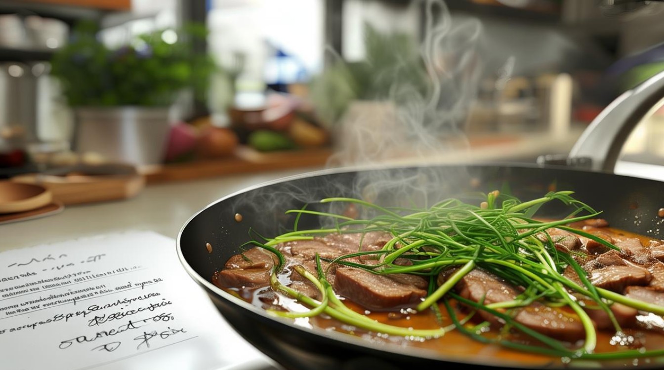 蒜苔炒肉的做法